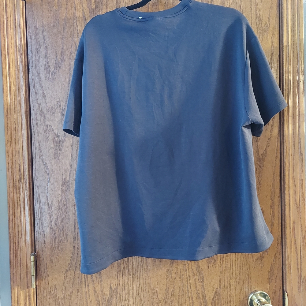 Classic Blue Gray Short Sleeve Womens Tee - Picture 4 of 7